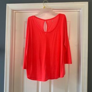 Neon pink cotton blouse